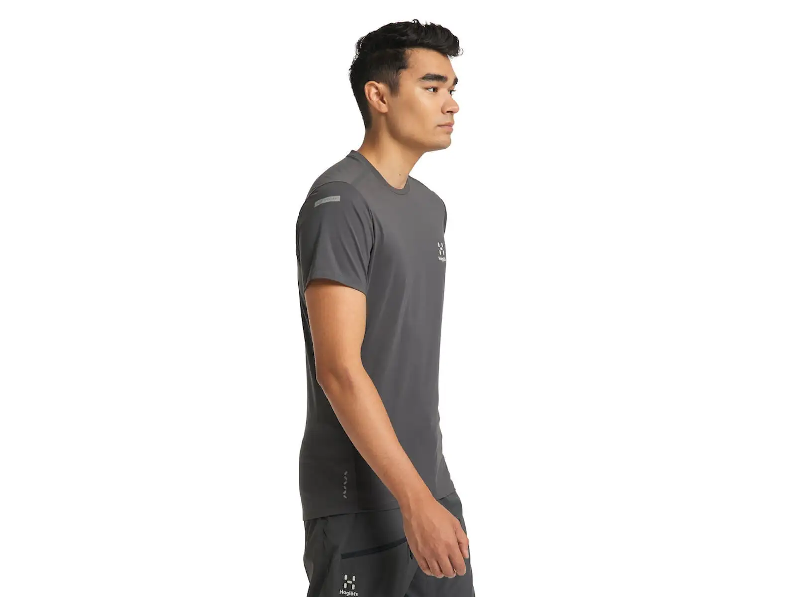 Haglöfs L.I.M Tech Herren-T-Shirt Kurzarm Dunkelgrau