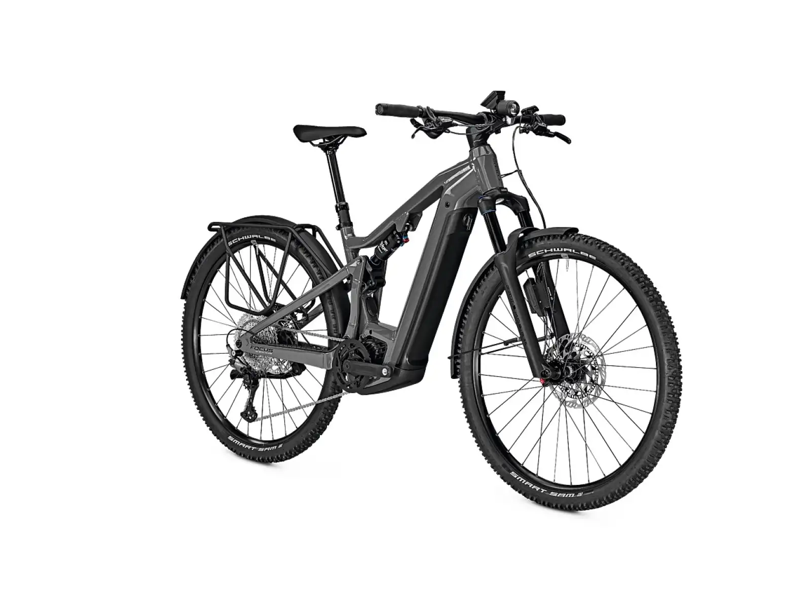 Focus Thron2 6.9 EQP ABS DI 625Wh Mountain E-Bike in Nepal Silver Glossy/Steel Grey Glossy.