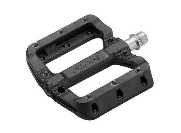 Funn Black Magic Plattformpedale black/black Pins