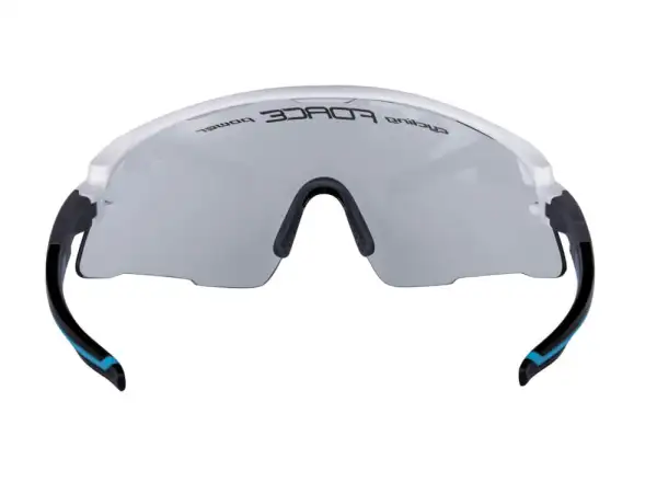 Fahrradbrille Force Ambient, Weiß/Grau/Schwarz, photochromatisch