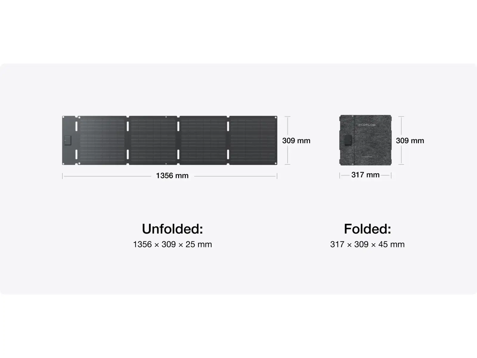 EcoFlow 60W Solarpanel (Typ-C)