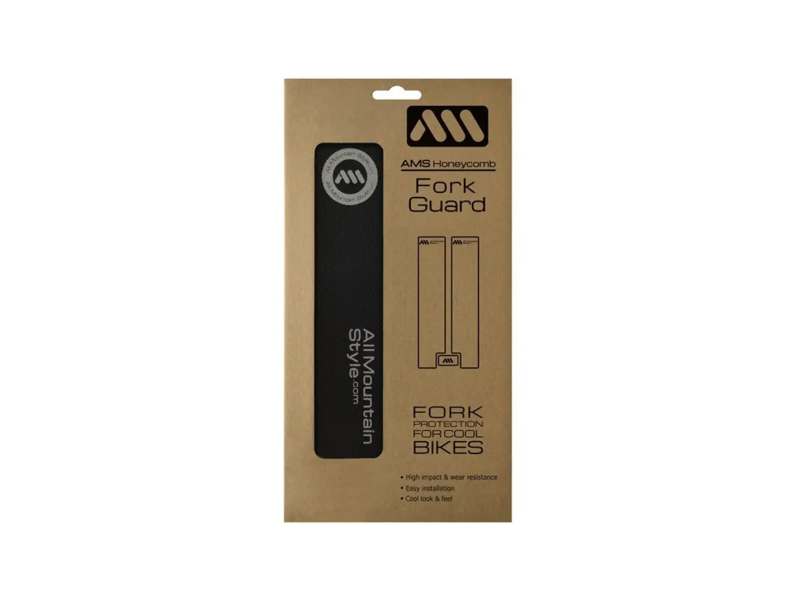 All Mountain Style Gabel-Schutzaufkleber Black/Silver