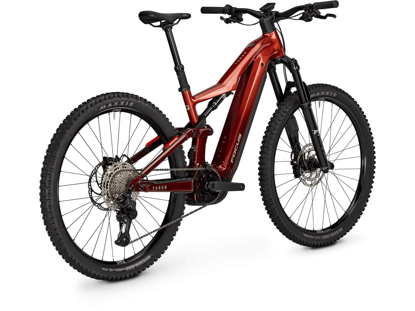 Focus THRON 9 720Wh vollgefedertes E-Bike Maroonred / Darkmaroon