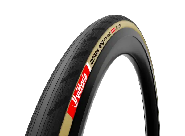 Vittoria Corsa Pro Control TLR Cotton G2.0 38-622 Straßenreifen Kevlar tan-blk-blk