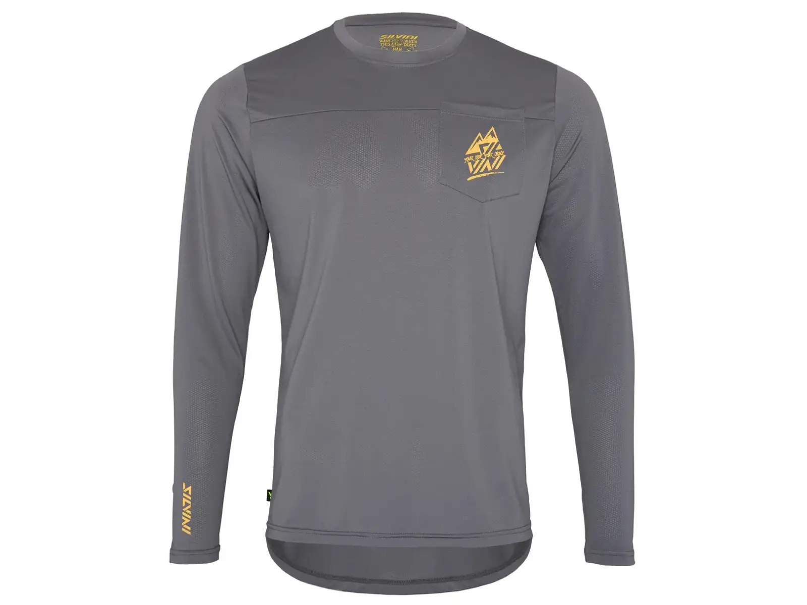 Silvini Ello Herren freies Trikot Langarm Grey/Tiger