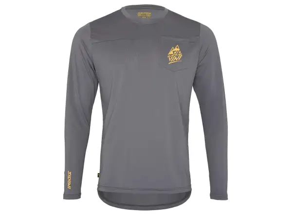 Silvini Ello Herren freies Trikot Langarm Grey/Tiger