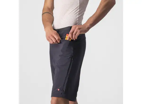 Castelli Unlimited Trail lockere Herrenshorts ohne Innenfutter schwarz