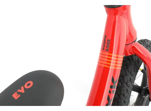 MAXÍK Evo Lite Kinderlaufrad rot/orange + Riemen YAK