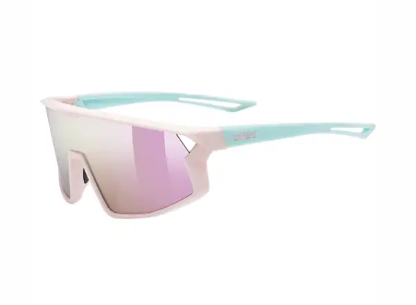 Uvex Skyryse JR. Kinderbrille Pink/Green Matt/Mirror Pink