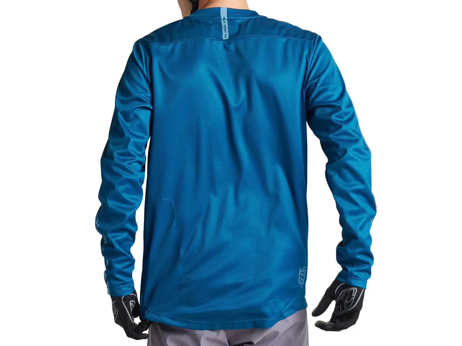 Troy Lee Designs Flowline Herrentrikot Langarm Slate Blue