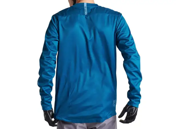 Troy Lee Designs Flowline Herrentrikot Langarm Slate Blue