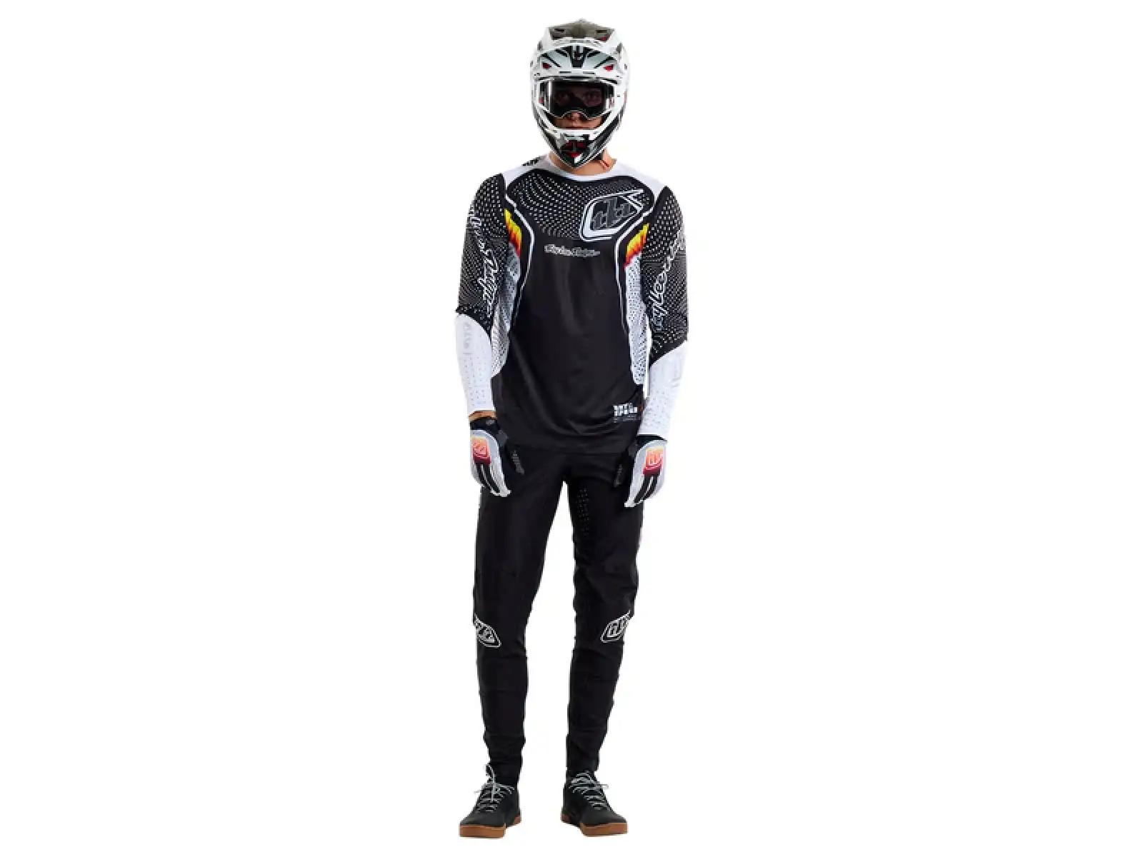 Troy Lee Designs Sprint Ultra Optic Herren Trikot Langarm schwarz