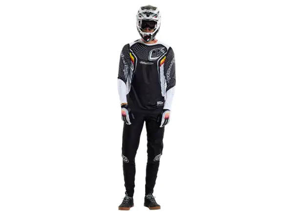 Troy Lee Designs Sprint Ultra Optic Herren Trikot Langarm schwarz
