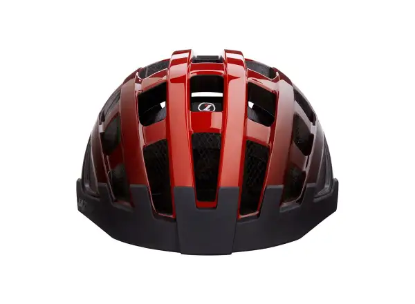 Lazer Compact DLX Helm Rot/Schwarz, Größe Uni (54-61 cm)