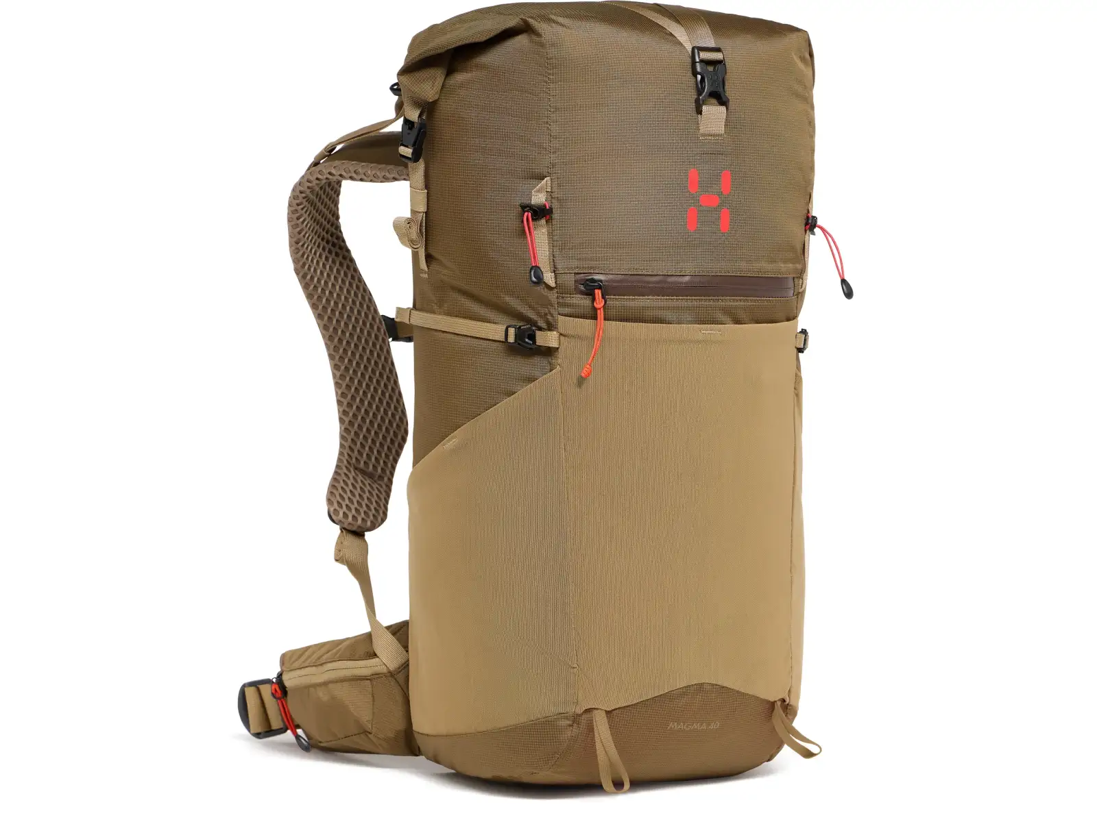 Haglöfs Magma Rolltop 40 WR Rucksack Teak Brown/Oak Brown 40l