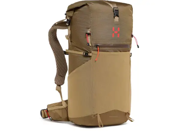 Haglöfs Magma Rolltop 40 WR Rucksack Teak Brown/Oak Brown 40l