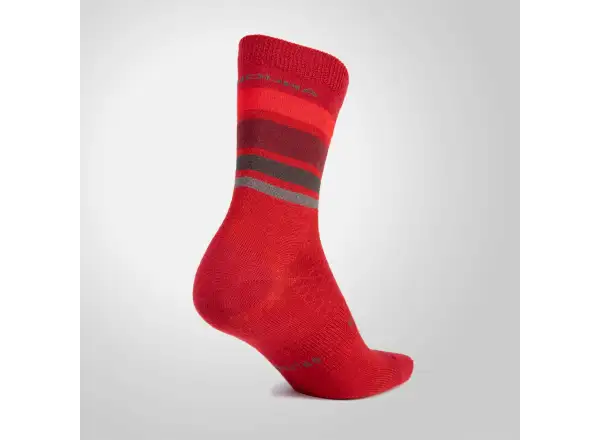 Endura Merino Stripe Socken Red