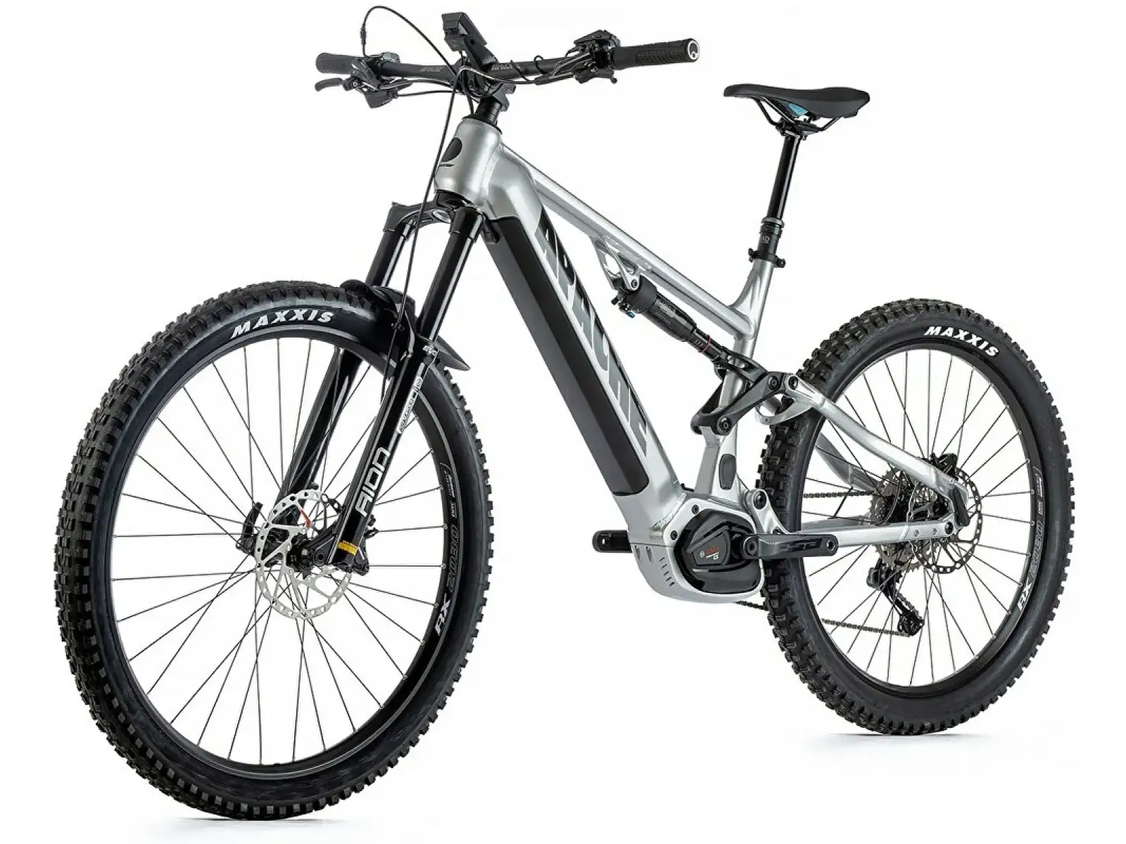 Apache Quruk 3 Vollgefedertes E-Bike (Bosch 750 Wh) Silber