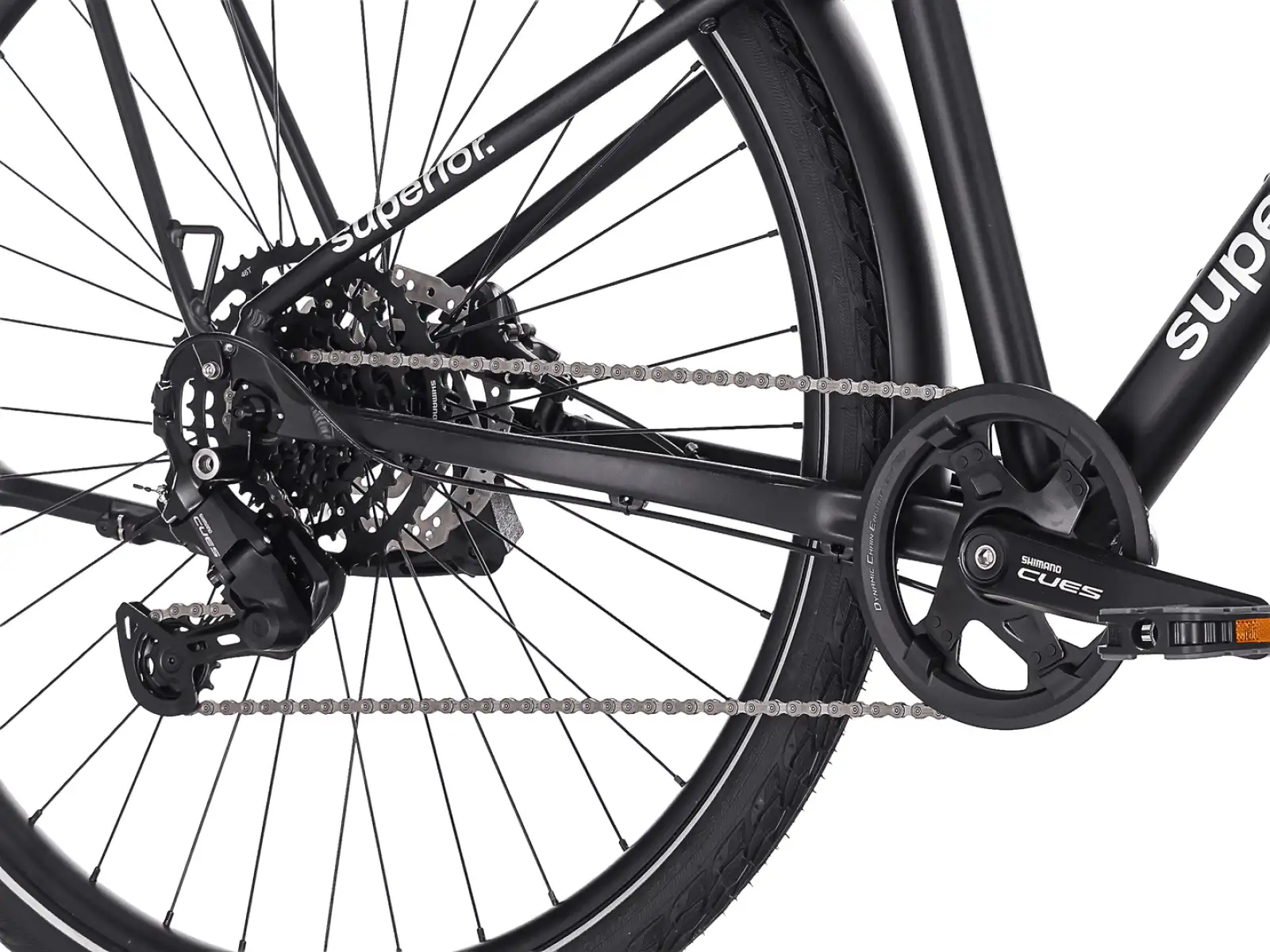 Superior Blox 6.4 T Stadtfahrrad mattschwarz