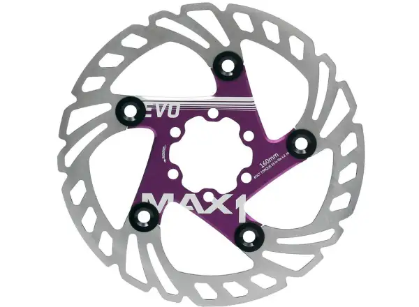 MAX1 Evo Bremsscheibe 160 mm lila