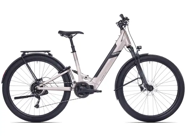 Rock Machine Crossride e450 FS Tiefeinsteiger E-Fully Sand Grey/Black