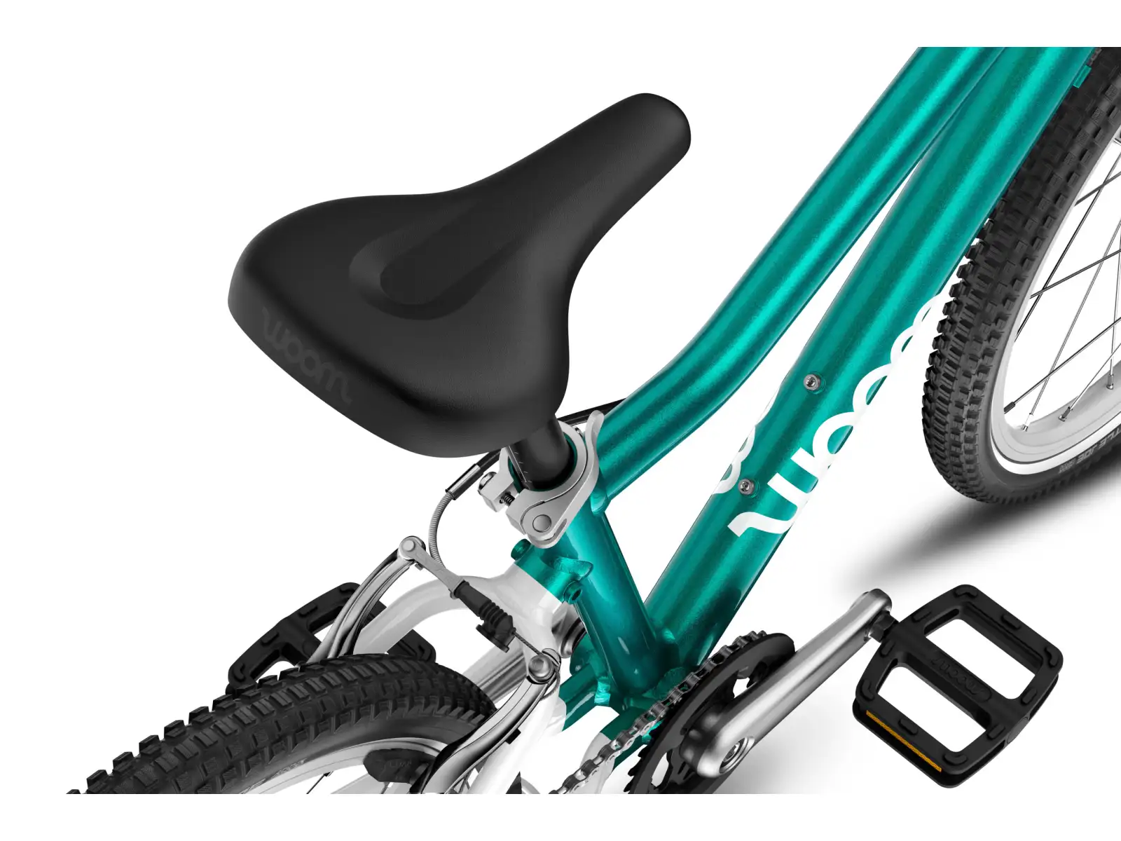 Woom GO 4 Metallic Turquoise 20 Kinderfahrrad