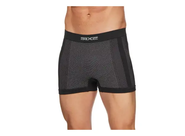 SIXS BOX Funktionsboxershorts Carbon Schwarz