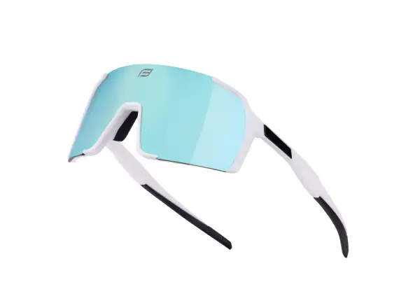 Force Glare Brille weiß/blau Spiegelglas