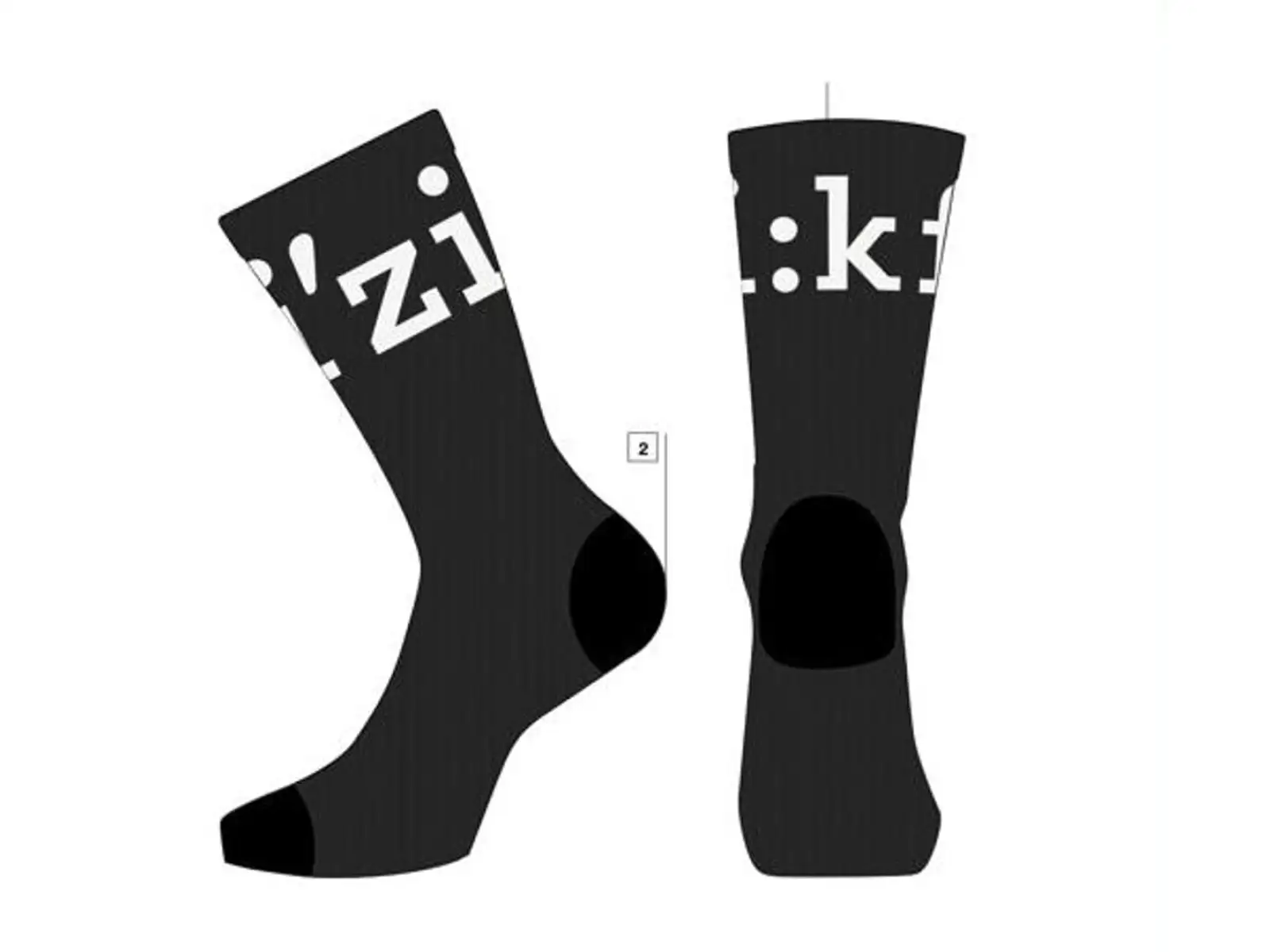 Fizik Team Edition Socken Black/White