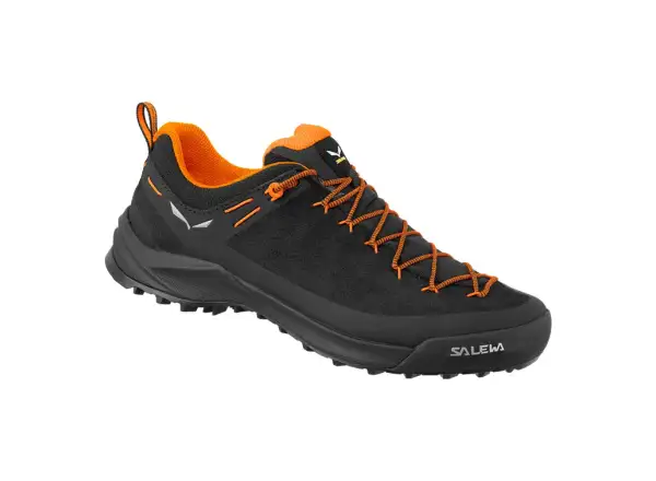 Salewa Wildfire Leder Herrenschuhe Schwarz/Fluo Orange