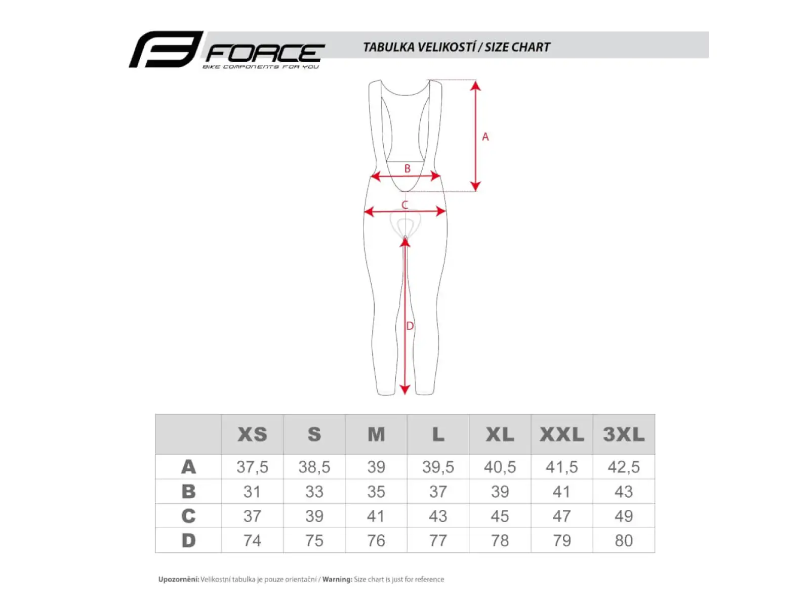 Force Spring Damen Leggings mit Latz und Polsterung Schwarz