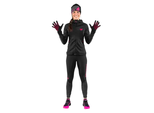 Dynafit Alpine Reflective Handschuhe Black Out/Pink Glo