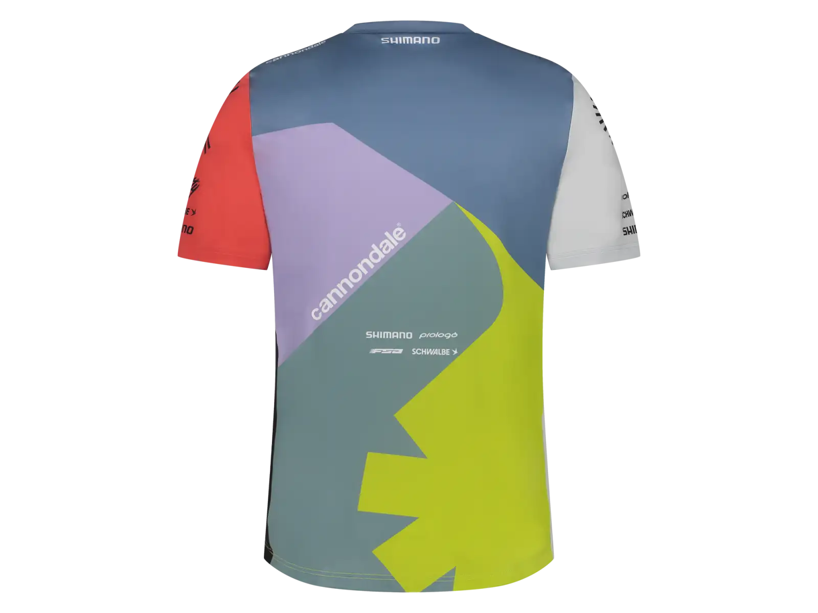 Cannondale CFR Replica Herren MTB-Trikot Kurze Ärmel Blau/Gelb