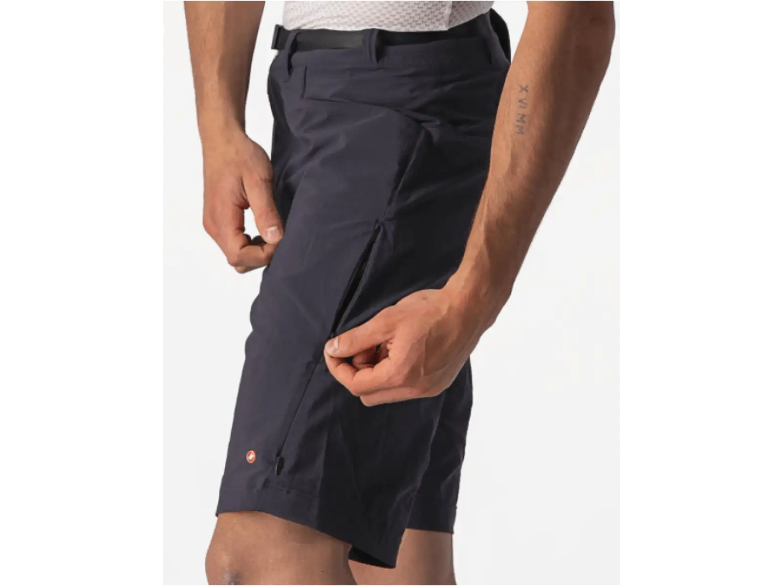 Castelli Unlimited Trail lockere Herrenshorts ohne Innenfutter schwarz