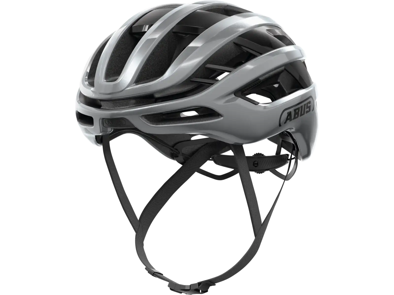 Abus AirBreaker 2.0 Rennradhelm Graphite Silver