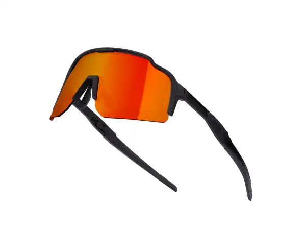 Force Strive Brille schwarz/rot Spiegelglas