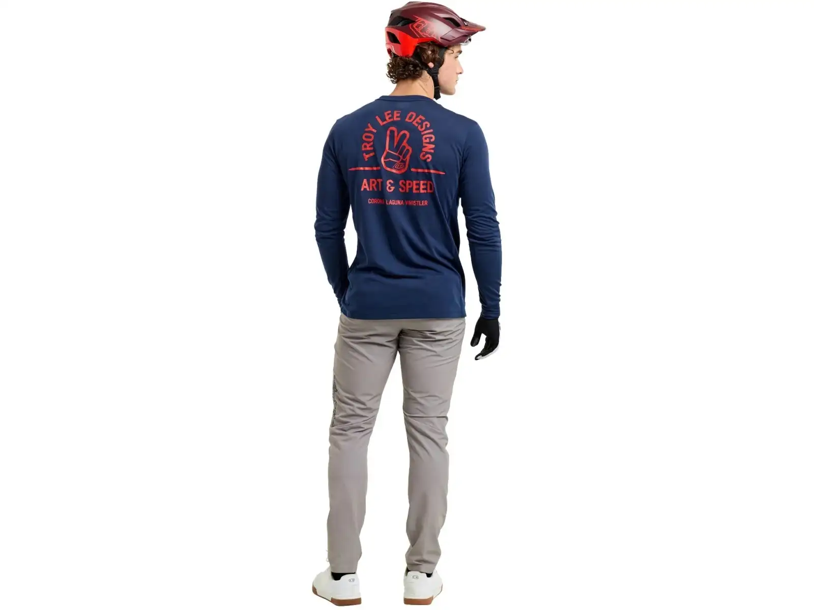 Troy Lee Designs Skyline Ride Tee Herren Trikot langarm Locals Midnight