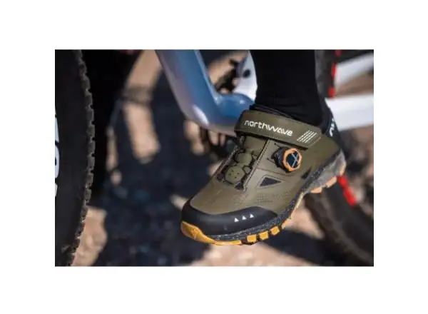Northwave Spider Plus 3 MTB Herren Radschuhe Forest Green