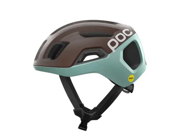 POC Ventral Air MIPS Helm Bronzite Brown Matt/Lazurite Blue Matt