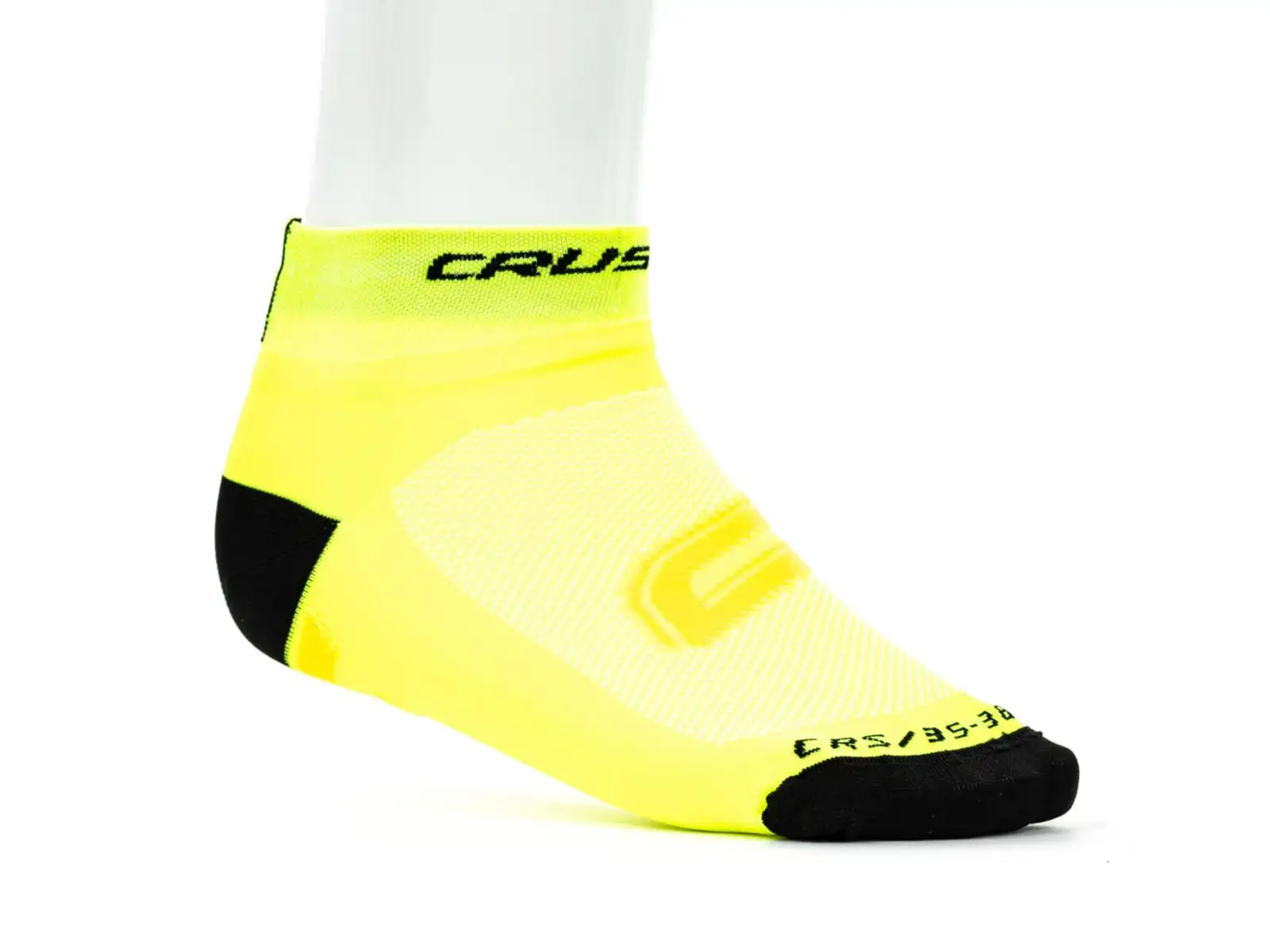 Crussis Fahrradsocken gelb/schwarz