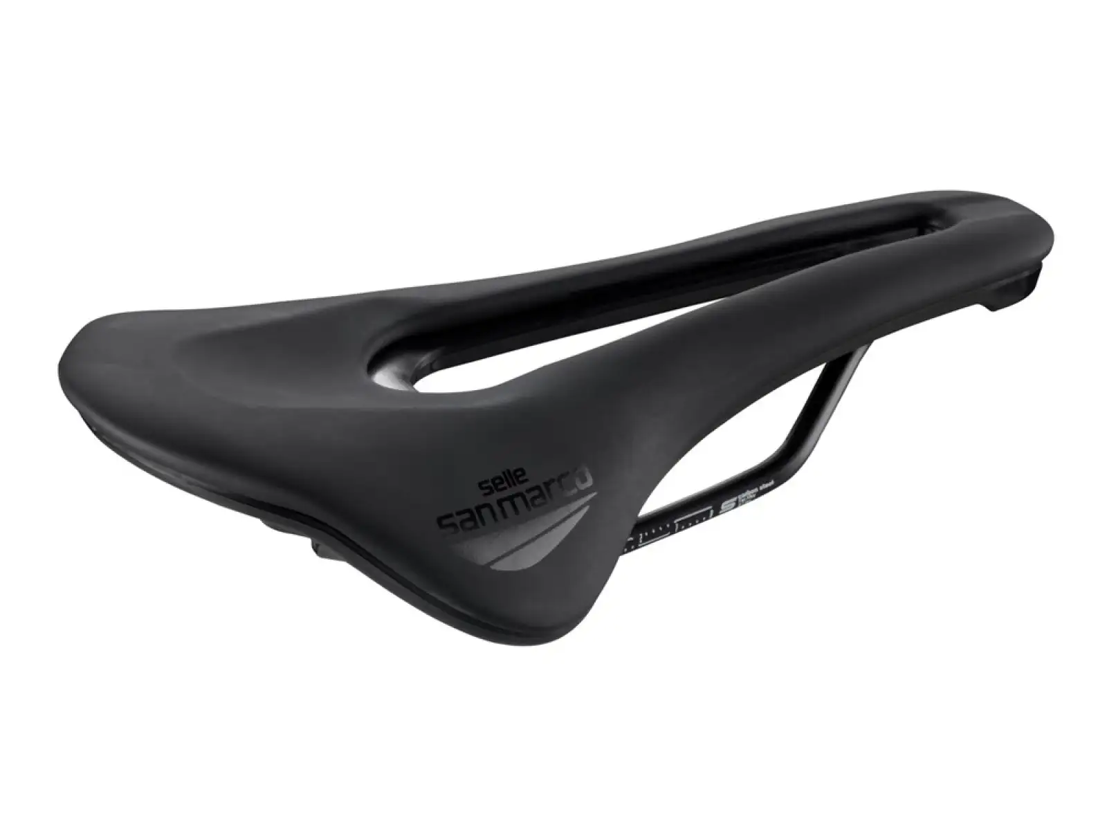 Selle San Marco Shortfit 2.0 Open-Fit Sport Narrow Sattel Schwarz