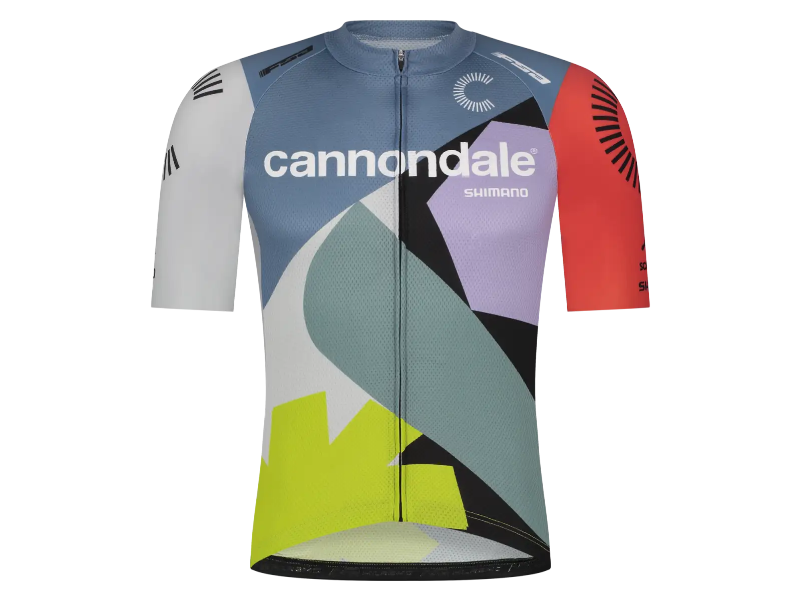 Cannondale CFR Replica Herren Trikot Kurze Ärmel Blau/Gelb