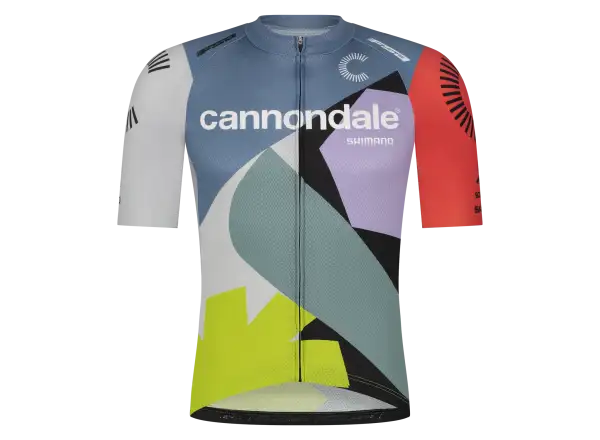 Cannondale CFR Replica Herren Trikot Kurze Ärmel Blau/Gelb