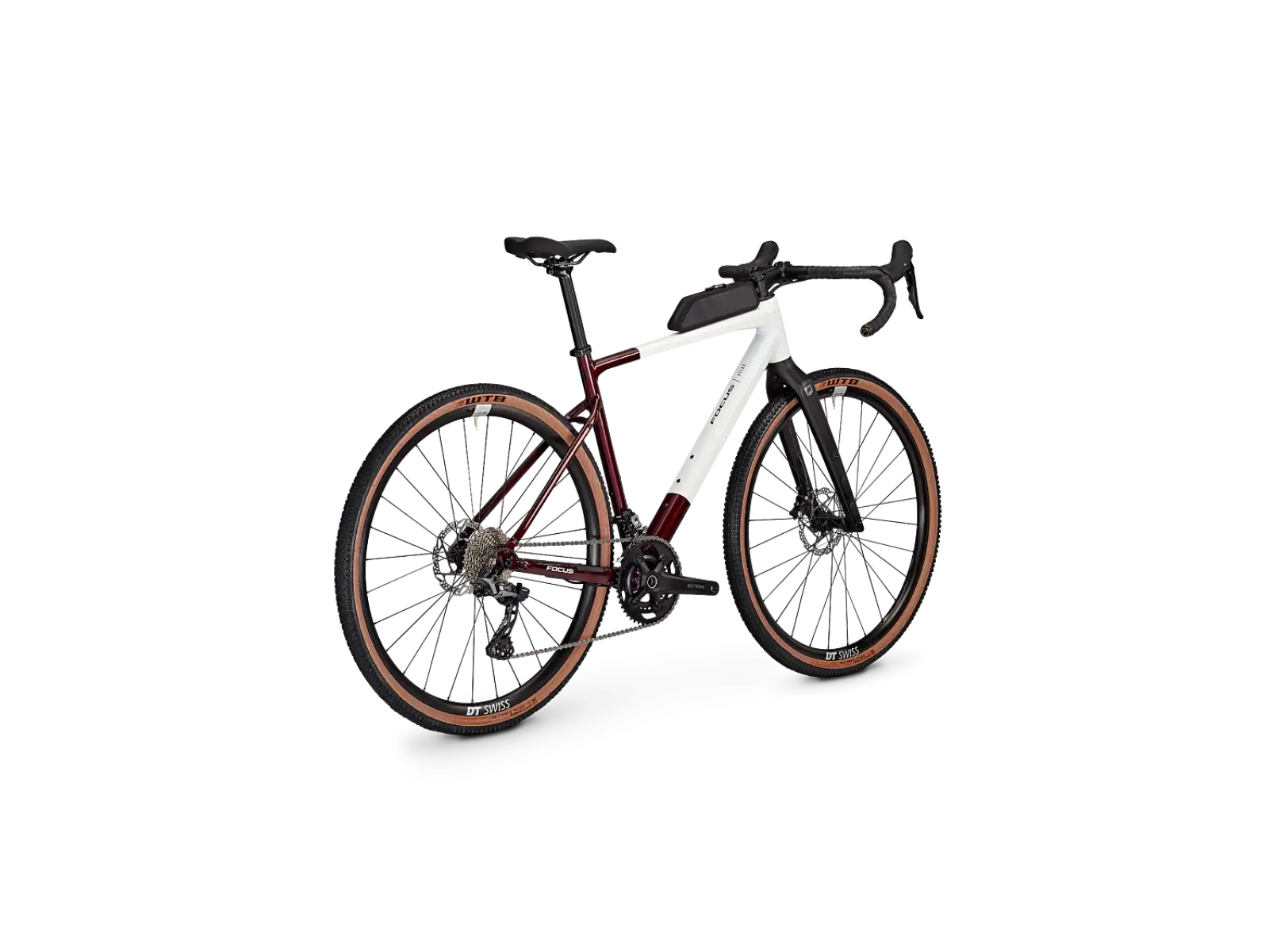 Focus Atlas 6.8 Gravelbike Weiß glänzend/Mahagonirot glänzend