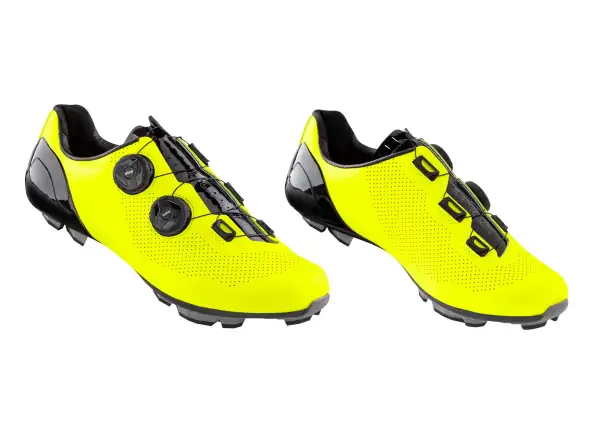 Force Warrior Carbon MTB Herren-Mountainbike-Schuhe Fluo