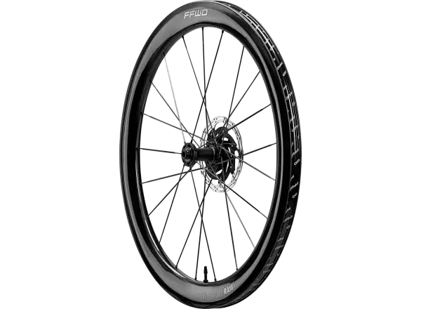 FFWD RAW CS 55 Straßen-Fahrradräder in glänzendem Schwarz