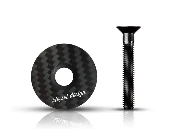Rie:sel stem:cap Kopfdeckelkappe Carbon
