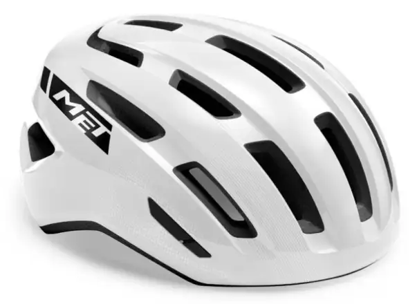 MET Miles MIPS Helm Weiß Glänzend