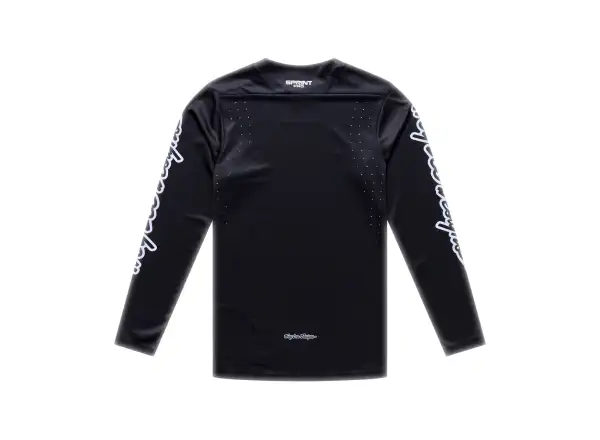 Troy Lee Designs Sprint Pro Herren-Trikot Langarm Mono Black