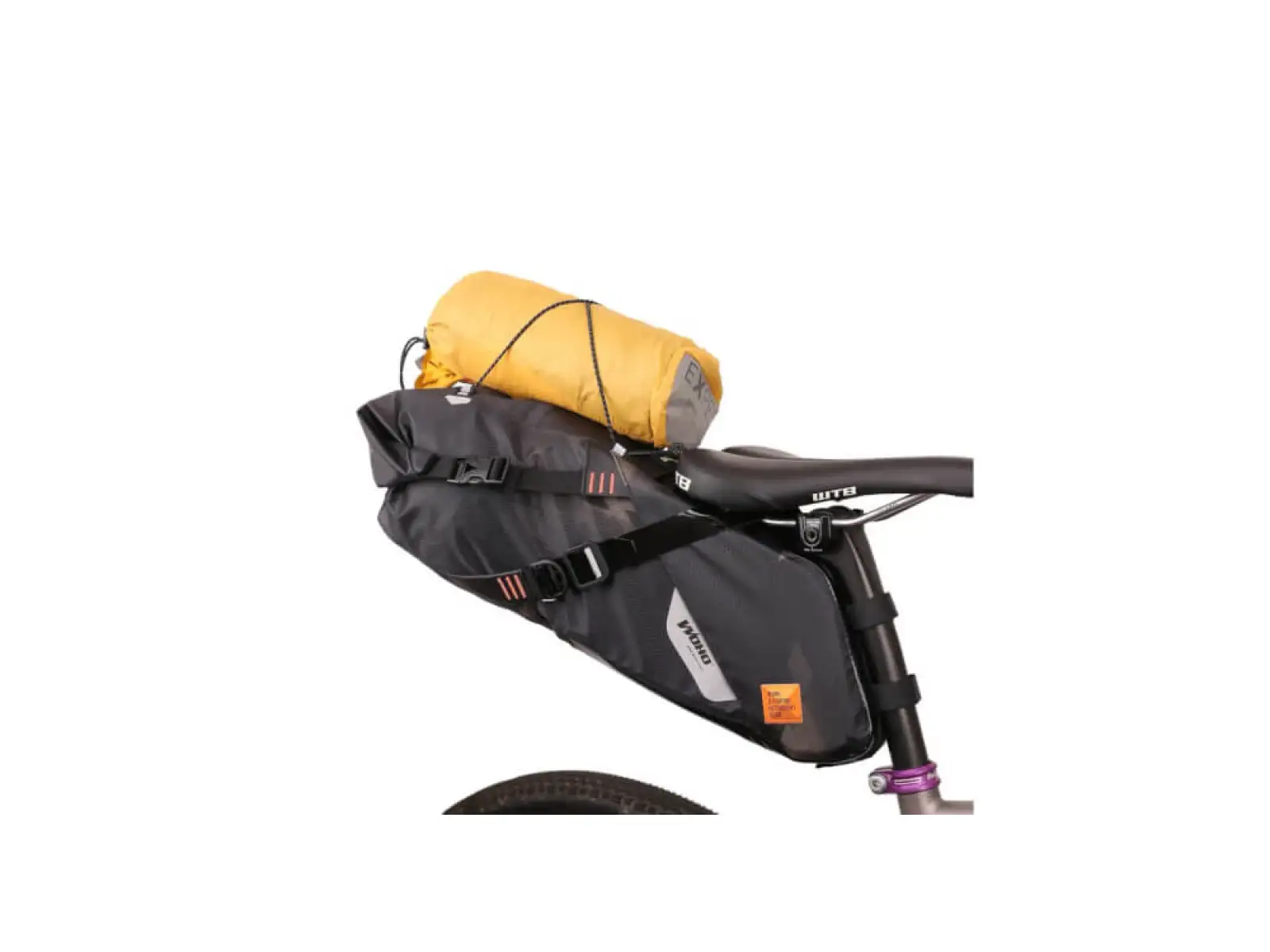 Woho X-Touring Dry Bag Diamond CyberCam Unterohrsatteltasche Schwarz